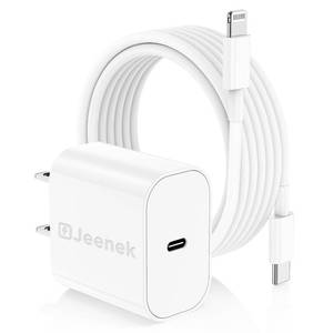 lot 10385 image: iPhone Fast Charger,Type C Wall Charger Block Plug and 10ft USB C to Lightning Charging Cable Cord Long,Power Adapter Cube Brick Box for Apple iPhone 14 Pro Max14 Plus141312 Mini11XS MaxXRiPad