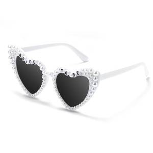 lot 10397 image: Etercycle Heart Sunglasses, Bride to Be Glasses Wedding Engagement Gifts