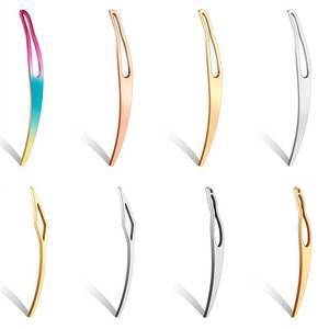 lot 10442 image: 8Pcs Interlocking Tool for Locs & Sisterlocks - Retighten Tool & Bent-Hook Shape Loc Needle for Maintaining Dreadlocks & Hair Extensions (4 Colors)
