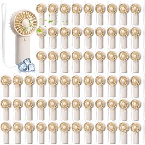 lot 11742 image: Rossesay 60 Pcs Mini Portable Fan, White