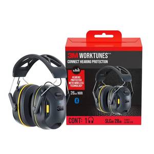 lot 11757 image: 3M WorkTunes Connect Wireless Hearing Protector  Retail $109.72