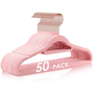 lot 11779 image: DUDUCOFU Velvet Hangers Non-Slip Felt 16.5 inch