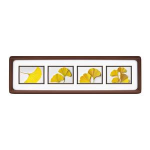 lot 11782 image: Mibyiber 4x16 Collage Picture Frame Walnut Wood