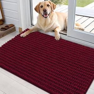 lot 11798 image: OLANLY Dog Door Mat Chenille 36x24 Ultra-Absorbent