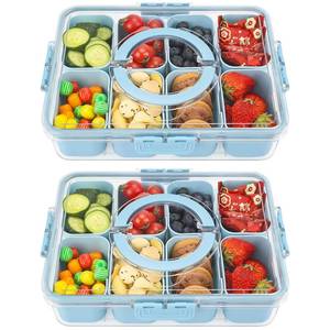 lot 11804 image: Shopwithgreen 2-Piece Snackle Box Container