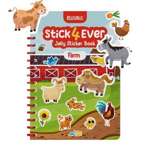 lot 12315 image: Dino Mini Stick4Ever Jelly Sticker Book Farm