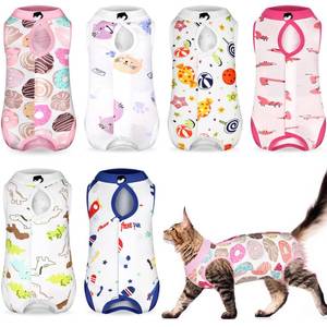 lot 12357 image: Kacctyen 6 Pack Cat Recovery Suit Anti Licking