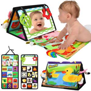 lot 12372 image: URMYWO Tummy Time Mirror Toy High Contrast Newborn