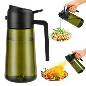lot 12376 image: Aovdy Olive Oil Sprayer 2-in-1 Glass Dispenser 470ml