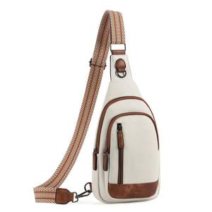 lot 12397 image: CLUCI Crossbody Bag Faux Leather Sling Backpack