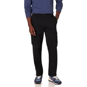 lot 12416 image: Amazon Essentials Mens Straight-Fit Cargo Pants, Black, 44W x 32L