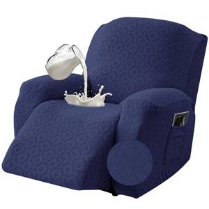 lot 13207 image: Genina Waterproof Recliner Chair Cover,XL-1 Seat Couch Cover,Navy Blue