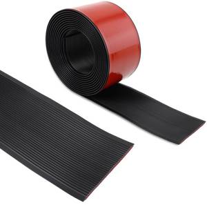 lot 13223 image: Gaahing Heavy Duty Anti-Slip Stair Treads, Peel and Stick Rubber Grip Strip for Outdoor Indoor Steps & Ramps (196.8 L x 4 W, Black)