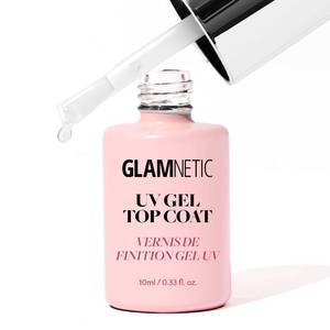 lot 14383 image: Glamnetic UV Gel Clear Top Coat - No-Wipe Formula  0.33oz