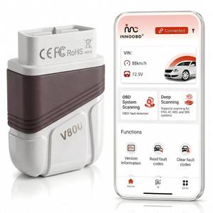 lot 14391 image: Bluetooth OBD2 Scanner, 4 System Car Diagnostic Tool with AI Fault Code Analysis, Engine ABS SRS Transmission Code Reader, Live Data Stream, VIN Auto Recognition, Full OBDII Functions with Free App
