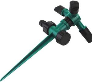 lot 14405 image: Sprinklers for Lawn, Garden Water Sprinkler for Yard, Lawn Sprinkler 360 Degree Rotating for Yard Large Area Coverage, Garden Sprinklers for Plant Irrigation and Kids Playing - Green