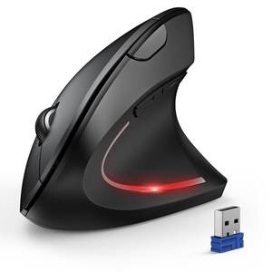 lot 14410 image: TECKNET Ergonomic Mouse, 4800 DPI Wireless Bluetooth Vertical, 3-Device