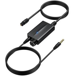lot 14418 image: AUTOUTLET 192kHz DAC Optical to 3.5mm Converter with Volume Control