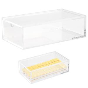 lot 19460 image: Empty Acrylic Mahjong Case for 1.2x0.9x0.5 Inch 160 American Mahjong Tile