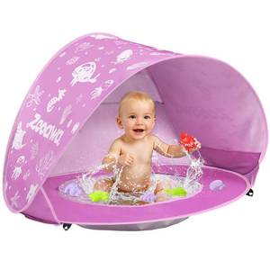 lot 19466 image: Zooawa Baby Beach Tent with Pool, Pop Up Beach Tent Sun Shade for Infant