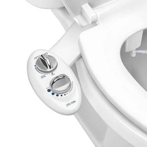 lot 19476 image: LUXE BIDET Neo 120 - Self-Cleaning Nozzle  Non-Electric Bidet Attachment  Rear Wash