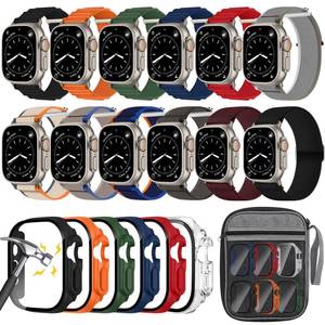 lot 20017 image: 12pack Band&6pack Watch Case Compatible With Apple Watch Ultra 321 Bands