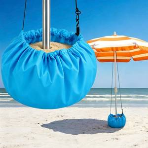 lot 20027 image: Beach Umbrella Base Weight Bag, 14L35Lbs Fillable Beach Umbrella Sand Bag