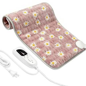 lot 20029 image: Electric Heating Pad with 6 Heat Settings, Auto Shut Off, Dry Electric Heating for Back Neck Knee Arms Legs Shoulder Heat Pads for Christmas Birthday Father Mothers Day, 24x12