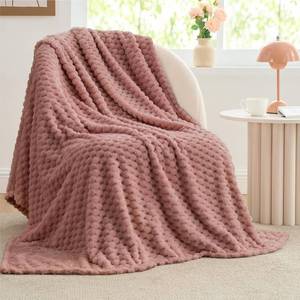 lot 20031 image: BEDELITE Dusty Pink Throw Blanket for Couch, Soft Gifts for Women, 50  60