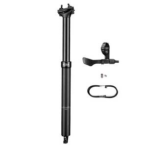 lot 20043 image: EXA Form 900i 30.9mm31.6mm Remote Control Dropper Post with 1x Lever kit and Cable in Housing, 100mm120mm Travel Dropper Seatpost-31.6mm X 395mm