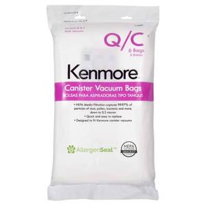 lot 20044 image: Kenmore 53292 Type Q HEPA Replacement Dust Bags, 6 Count