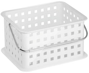 lot 20069 image: SMALL BASKET WHITE SPA