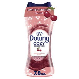lot 20101 image: Downy Cozy Collection In-Wash Laundry Scent Booster Beads  Cherry Jubilee Scent  7.8 oz