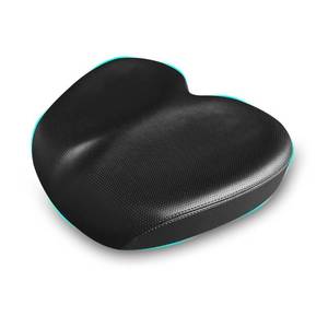 lot 20475 image: N3od3er Comfortable Bicycle Saddle for Exercise and Road Bicycle Oversized Comfort Seat for Stationary Extra Wide Replacement Padded Bike Saddle Cushion for Women and Men