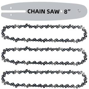 lot 20477 image: 8 Inch Chainsaw Bar and Chain Combo 38 LP Pitch 050 Gauge 33 Drive Links