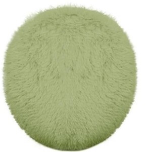 lot 2289 image: Insun Soft Fluffy Toilet Lid Cover Grass Green 17.7 x 19.7