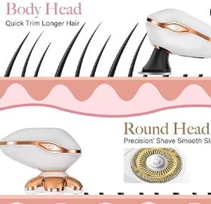 lot 6384 image: HYEHET Electric Razors for Women - 7D Rotary Shaver for Waterproof