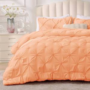 lot 1180 image: BEDELITE King Comforter Set Apricot,Lightweight & Soft Comforter