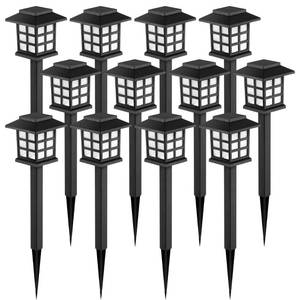 lot 1188 image: GIGALUMI Solar Lights Outdoor Waterproof 12 Pack, LED Garden Decor