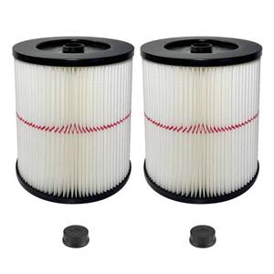 lot 1189 image: A 2 Pack 17816 Filter for Craftsman Shop Vac WetDry 5 6 8 12 16 32 Gallon,9-17816 Red Stripe Vacuum Replacement Filters
