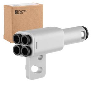 lot 2005 image: ENOMAKER Bamboo Lab 4-in-1 PTFE Adapter,Multi-Material Bowden Tube Connector,Upgrade Hub Expansion Port for Connect 4 Feeding Modules(AMS,Non-AMS Filament TPU,CF) for X1X1CX1EP1P1PP1SP2SH2SH2D