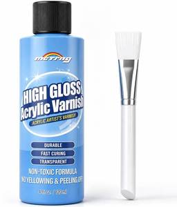 lot 2031 image: Clear Acrylic Paint Sealer, High Gloss Varnish for Acrylic Painting & Craft