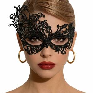 lot 2050 image: Mordarli Masquerade Mask for Women Venetian Lace Eye Masks For Party Halloween Costume Mardi Gras Party Supply Prom Ball Mask