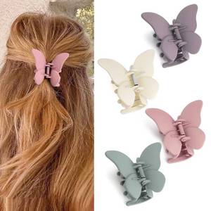 lot 2089 image: Canitor Butterfly Hair Accessories - 2.7 Claw Clips for Women, Matte Medium Hair Clips for Thick or Thin Hair, Cute Girls Hair Clips