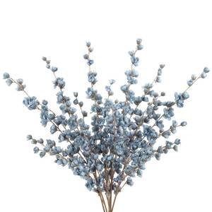 lot 2099 image: IPOPU Dusty Blue Delphinium Artificial Flowers Bulk 5PCS Faux Snapdragon Stems 45.6in Tall Fake Flowers for Floor Vase Table Centerpieces Wedding Home Decor (Dusty Blue)