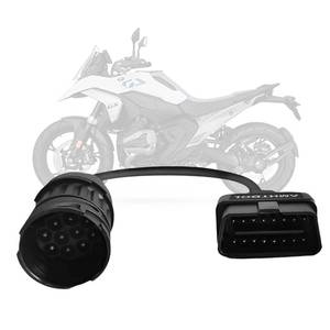 lot 2111 image: AMHTDOL OBD2 Adapter for BMW 10Pin GS-911 Male to 16Pin Male OBD Cable