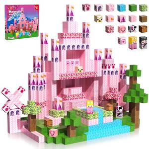 lot 2122 image: Uneviesyka Magnetic Blocks,100 PCS Magnetic Building Blocks Set STEM Montessori Sensory Educational Construction Cubes Toys,Christmas Birthday Easter Gifts for Kids Boys Girls Toddlers Age 3-10