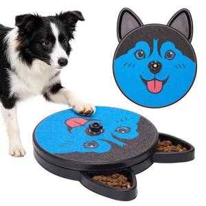 lot 2463 image: Swirge 3 in 1 Rotating Dog Nail Scratch Board with Treat Box