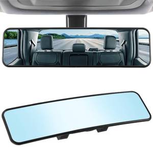 lot 2474 image: LivTee Anti Glare Rear View Mirror, Universal 11.3 (287mm), Wide Angle Panoramic Convex Rearview Mirror, Clip-on to Original to Eliminate Blind Spot and Antiglare for Cars SUV Trucks