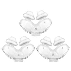 lot 2480 image: Replacement Nasal Pillows for ResMed Airfit P10, Ultra-Soft Silicone, Gentle Fit, Comfortable Seal, Replacement CPAP Supplie, 3 Packs (Medium)